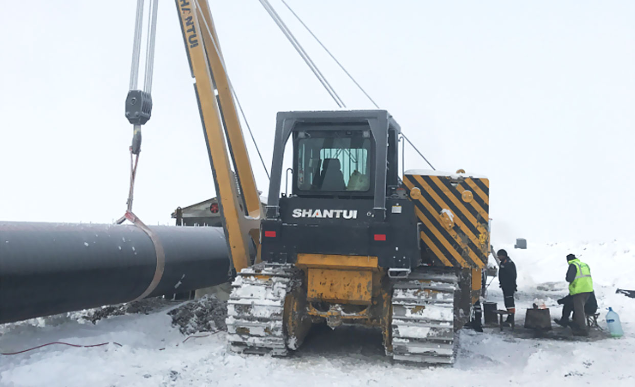 SP90Y pipelayer for natural gas pipeline laying in Turkey